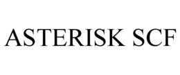 ASTERISK SCF trademark