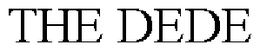 THE DEDE trademark