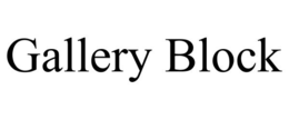 GALLERY BLOCK trademark