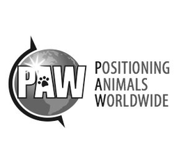 PAW POSITIONING ANIMALS WORLDWIDE trademark