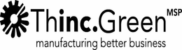 THINC.GREEN MSP MANUFACTURING BETTER BUSINESS trademark