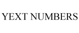 YEXT NUMBERS trademark
