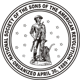 NATIONAL SOCIETY OF THE SONS OF THE AMERICAN REVOLUTION ORGANIZED APRIL 30, 1889 trademark