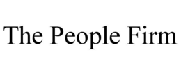 THE PEOPLE FIRM trademark