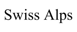 SWISS ALPS trademark