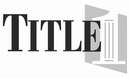 TITLE 1 trademark