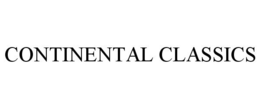CONTINENTAL CLASSICS trademark