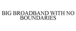 BIG BROADBAND WITH NO BOUNDARIES trademark