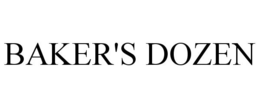BAKER'S DOZEN trademark