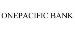 ONEPACIFIC BANK trademark
