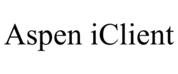 ASPEN ICLIENT trademark