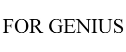 FOR GENIUS trademark