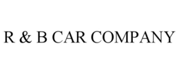 R & B CAR COMPANY trademark