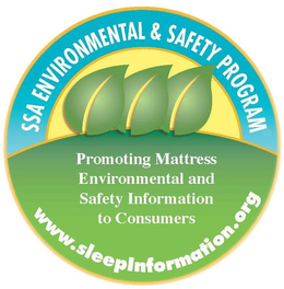 SSA ENVIRONMENTAL & SAFETY PROGRAM PROMOTING MATTRESS ENVIRONMENTAL AND SAFETY INFORMATION TO CONSUMERS WWW.SLEEPINFORMATION.ORG trademark