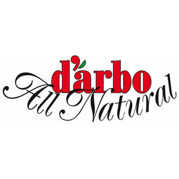 D'ARBO ALL NATURAL trademark