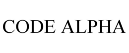 CODE ALPHA trademark
