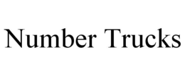 NUMBER TRUCKS trademark