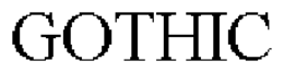 GOTHIC trademark