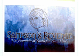 SAMPSON'S REVENGE THE FOUNTAIN OF YOUTH FOR YOUR HAIR trademark