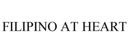 FILIPINO AT HEART trademark