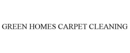 GREEN HOMES CARPET CLEANING trademark