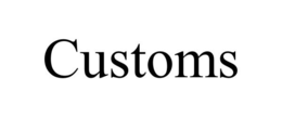 CUSTOMS trademark