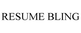 RESUME BLING trademark