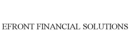 EFRONT FINANCIAL SOLUTIONS trademark