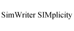 SIMWRITER SIMPLICITY trademark