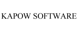 KAPOW SOFTWARE trademark