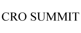CRO SUMMIT trademark
