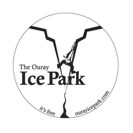 ICE PARK THE OURAY IT'S FREE OURAYICEPARK.COM trademark