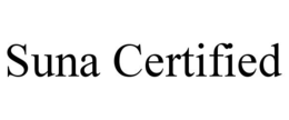 SUNA CERTIFIED trademark