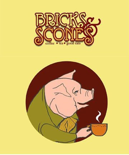 BRICKS & SCONES COFFEE TEA GOOD EATS trademark