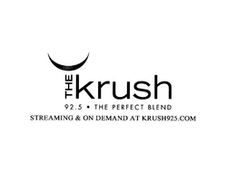 THE KRUSH 92.5 · THE PERFECT BLEND STREAMING & ON DEMAND AT KRUSH925.COM trademark