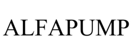 ALFAPUMP trademark