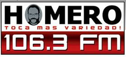 HOMERO TOCA MAS VARIEDAD! 106.3 FM trademark