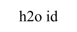 H2O ID trademark