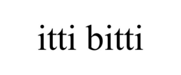 ITTI BITTI trademark