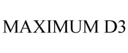 MAXIMUM D3 trademark