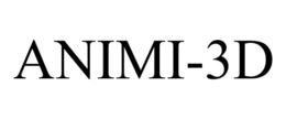 ANIMI-3D trademark