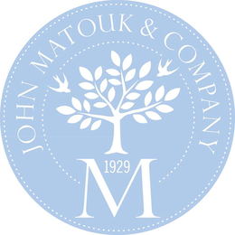 JOHN MATOUK & COMPANY 1929 M trademark