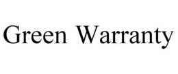 GREEN WARRANTY trademark