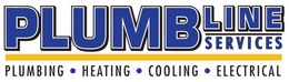 PLUMBLINE SERVICES PLUMBING · HEATING ·COOLING · ELECTRICAL trademark