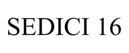 SEDICI 16 trademark