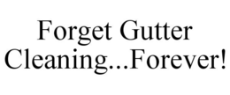 FORGET GUTTER CLEANING... FOREVER! trademark