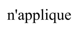 N'APPLIQUE trademark