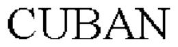 CUBAN trademark