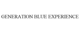 GENERATION BLUE EXPERIENCE trademark
