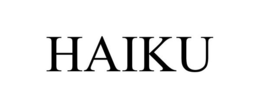 HAIKU trademark